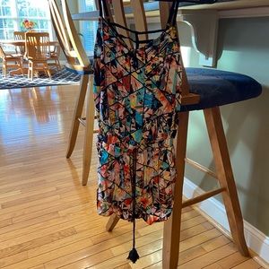 Multi colored Xhilaration Romper